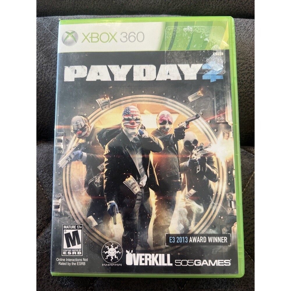 Payday 2 - Microsoft Xbox 360 - 2013 - Disk Is Good - No Manual - Ships Fast